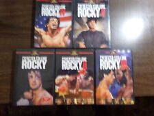 ROCKY- 1-5 DVD LOTE DOS PRIMEIROS 5 FILMES LOTE 12 comprar usado  Enviando para Brazil
