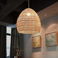 Luminária de teto Artureshome tecido de vime pingente abajures, feita à mão pendurada  comprar usado  Enviando para Brazil