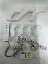 Official OEM Nintendo Wii & U Nunchuck Controller White Lot Of 4 + Controller for sale  Shipping to South Africa