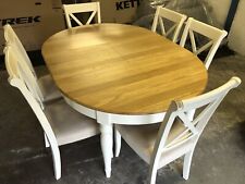 Solid wood dining for sale  CONGLETON