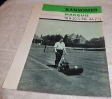 Vintage ransomes marquis for sale  ILMINSTER