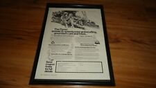 FLYMO LAWNMOWERS-1974 Framed original advert for sale  Shipping to South Africa