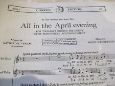 April evening choral for sale  WOLVERHAMPTON