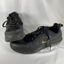 Tênis de corrida Nike Air Max Axis preto metálico dourado AA2168-007 feminino tamanho 10, usado comprar usado  Enviando para Brazil