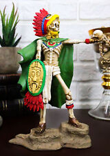 Usado, Dia Dos Mortos Caveira Esqueleto Guerreiro Águia Asteca Colecionável Estátua Estatueta comprar usado  Enviando para Brazil