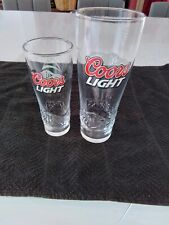 Coors light glasses for sale  SOUTHEND-ON-SEA