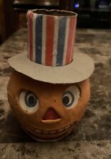Used, Antique German Pumpkin Lantern With Stove Pipe Hat Lantern for sale  Shipping to South Africa