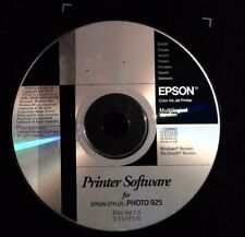 Epson Stylus Photo 925 Printer Software Drivers Windows Macintosh Disk for sale  Shipping to South Africa