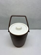 Refrigerador portátil vintage Rubbermaid marrom balde de gelo - Isolado com tampa comprar usado  Enviando para Brazil