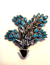 Faux turquoise brooch for sale  Saukville