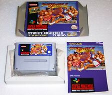 Street Fighter 2 Turbo Nintendo SNES CAPCOM Original Komplet TOP Zustand PAL RAR comprar usado  Enviando para Brazil