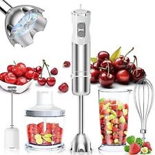 Hand Blender, 5-in-1 Stainless Steel Electric Stick Blender 1000W, 24 Speeds for sale  Shipping to South Africa