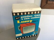 VINTAGE 1973 # TV PROJECTION LAMY Proiettore visore a ciclo continuo super 8 usato  Italia
