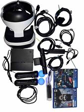 Pacote de fones de ouvido PlayStation VR PS4 PSVR - dois controles, pronto para PS5 + 3 jogos comprar usado  Enviando para Brazil