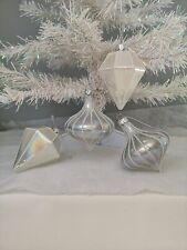 Glass baubles christmas for sale  ROTHERHAM