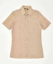 Usado, Camisa masculina manga curta ARAMIS tamanho 38 15 média marrom xadrez algodão vintage RF05 comprar usado  Enviando para Brazil