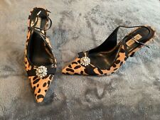 dune leopard print shoes for sale  WALTHAM ABBEY