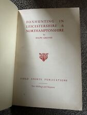 1958 foxhunting leicesteshire for sale  FAREHAM