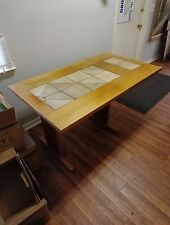solid dining table teak for sale  Denver