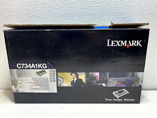 Cartucho de tóner negro programa de devolución LEXMARK C734A1KG C734 C736 X734 X736 X738 X738, usado segunda mano  Embacar hacia Argentina