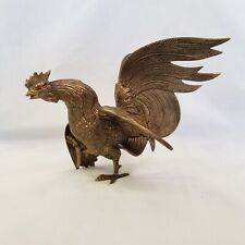 Brass fighting cockerel for sale  LEWES