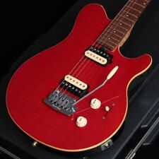 Guitarra elétrica MUSIC MAN Axis Super Sport HH tremolo vermelha translúcida 2000 comprar usado  Enviando para Brazil