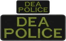 Dea police embroidery for sale  Compton