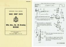 Browning 1943 Automatic Rifle BAR M1918A2 Base Shop Manual for sale  Brighton