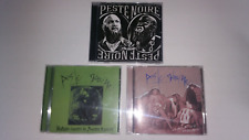 PESTE NEGRA [Lote de 3 CD] Balada Cuntre + Le Return + Split - NSBM Goatmoon segunda mano  Embacar hacia Argentina