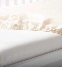 Naturepedic Baby Organic Cotton Ivory Crib Sheet, used for sale  Shipping to South Africa