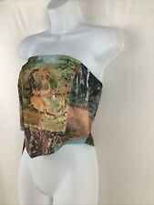 Romwe print corset for sale  Sylvania