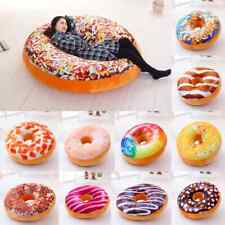 38/60 cm Donut Food Juguete Colorido Cabeza de Relleno Asiento de Almohada para Silla Sofá Interior segunda mano  Embacar hacia Mexico