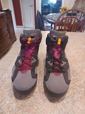 mens air jordan 6 retro bordeaux size 12, used for sale  Shipping to South Africa
