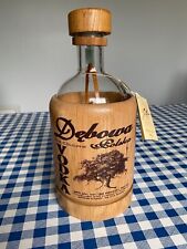 Debowa De Chene Polska Wódka Butelka kolekcjonerska z dębowym pokrowcem - otwarta na sprzedaż  Wysyłka do Poland