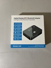 Tela digital NFC adaptador Bluetooth transmissor de áudio receptor modelo: M8 comprar usado  Enviando para Brazil