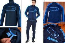 RARA CHAQUETA DE PISTA PARA HOMBRE ADIDAS M30169 AGC002 BUZO CALLEJERO TT ORIGINAL AZUL MARINO L, usado segunda mano  Embacar hacia Argentina