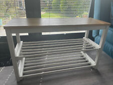 Shoe rack bench for sale  POOLE