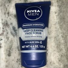 Nivea For Men Maximum Hydration Deep Cleaning Face Scrub Aloe Vera 4.4 Oz Damage for sale  Shipping to South Africa