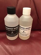 DIAMOND SHEEN 2 Part High Build Polymer Fishing Rod Varnish Epoxy 200ml Kit for sale  Shipping to South Africa