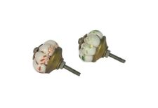 Pair ceramic knobs for sale  Shipping to Ireland