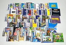 Game Boy / Color / Advance manuais de instruções originais / inserções / pôsteres somente comprar usado  Enviando para Brazil