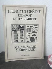 Encyclopedie diderot alembert d'occasion  Aix-les-Bains