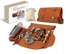 Kit de barman de viaje con kit de barra de viaje de acero inoxidable de 20 piezas conjunto y por..., usado segunda mano  Embacar hacia Argentina