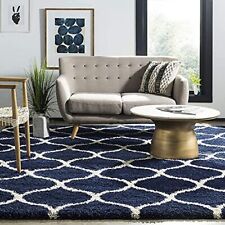 Used, Customizable Microfiber Abstract Shaggy Carpets Bedroom Dinning Room  (Blue) for sale  Shipping to South Africa