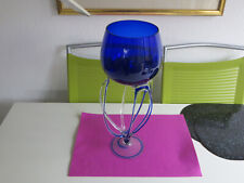 Glaskunst zierkelch blau gebraucht kaufen  Büsnau,-Kaltental