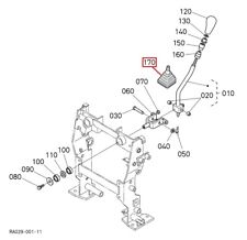 Rd41165270 control lever for sale  SHAFTESBURY