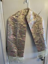 pink embroidered scarf for sale  Straughn