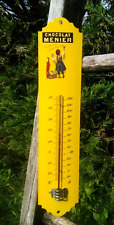 Ancien thermometre emaille d'occasion  Mehun-sur-Yèvre