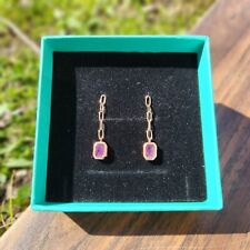 dangling purple earrings for sale  Michigan City