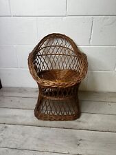 Vintage wicker rattan for sale  Shipping to Ireland